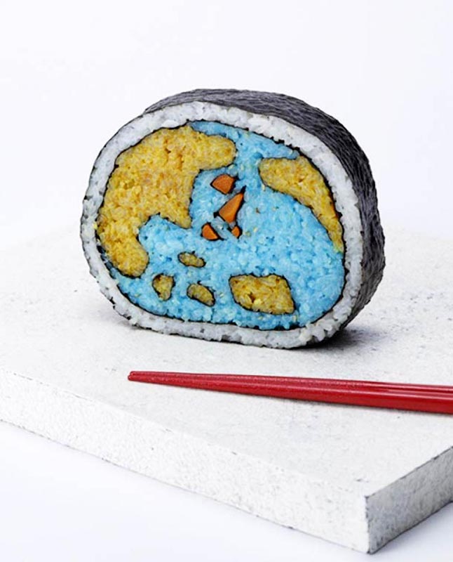Un sushi décoré